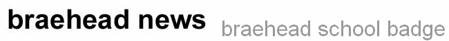braehead school badge