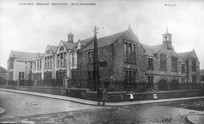 Higher Grade School with new buildring clearly visible