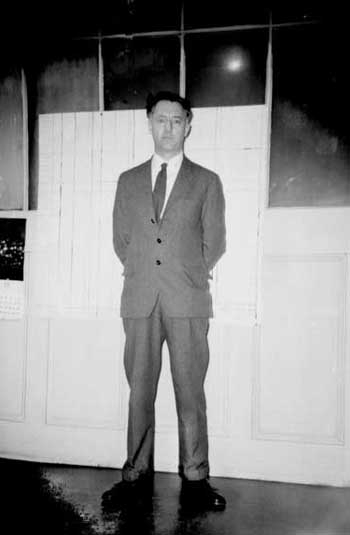 RF Mackenzie  in the school office 1964