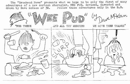 Wee Pud giving thanks